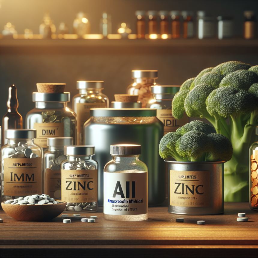 Comment combiner l'Anastrozole avec des suppléments d'IA (DIM, zinc, brocoli)