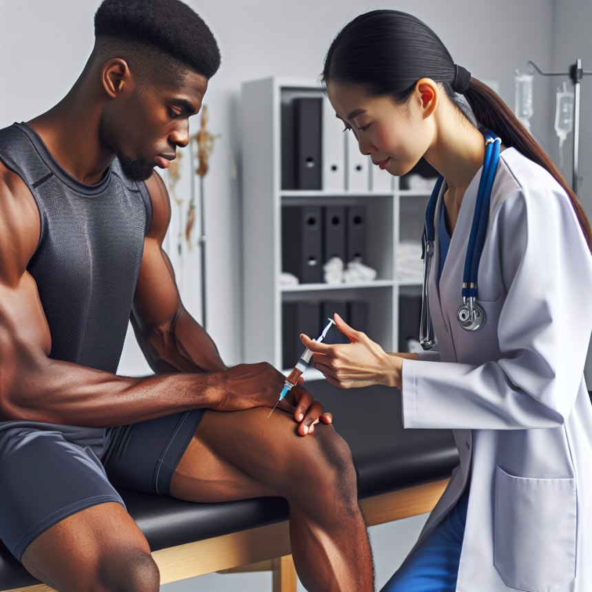 Injection de stéroïdes dans la rééducation après des blessures sportives