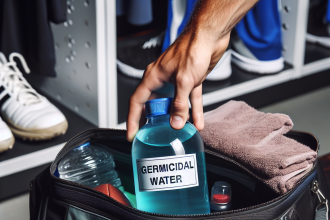 L'Eau Germicide dans le sac de tout sportif pharmacologique