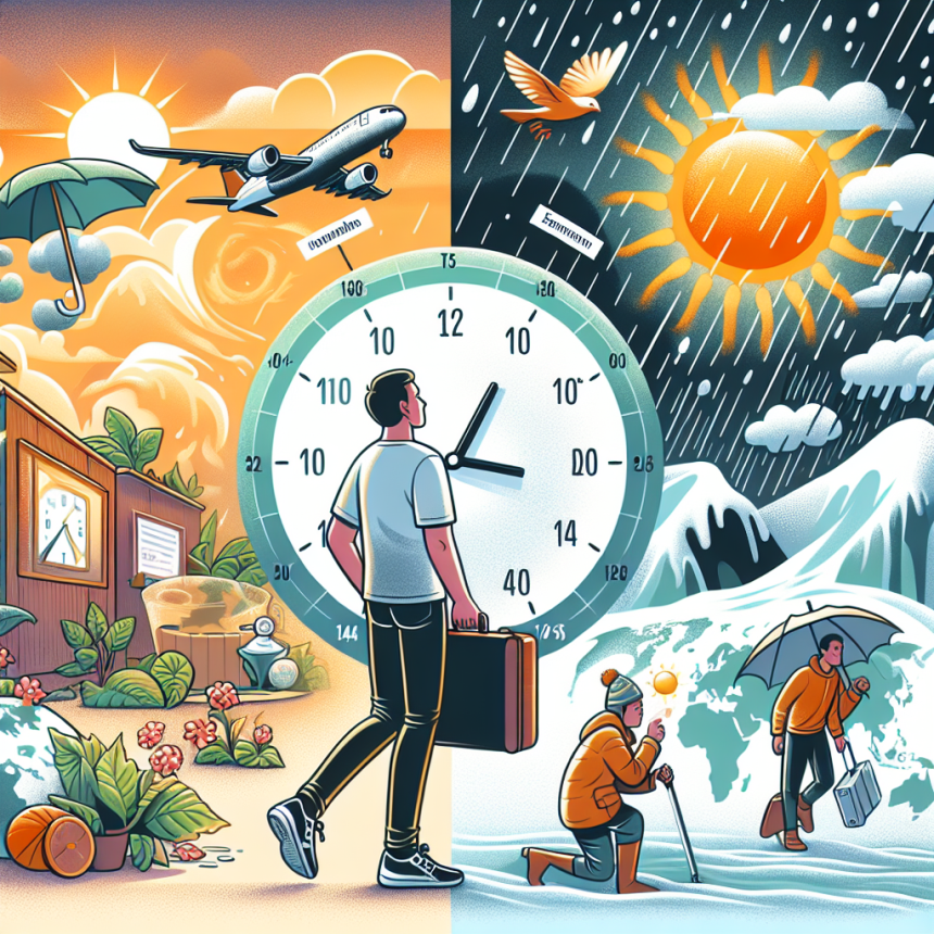 Adaptation au changement climatique et aux fuseaux horaires avec le Modafinil