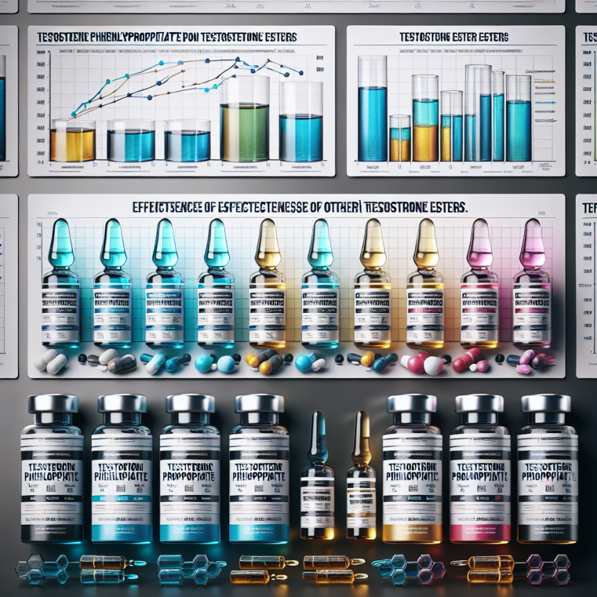 Comparaison de l'efficacité du phénylpropionate de testostérone et d'autres esters de testostérone