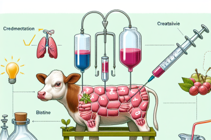 Infusion de somatropine sur la synthèse de créatine dans les viandes