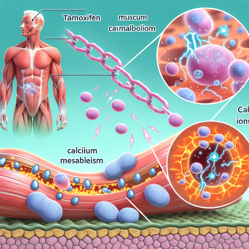 Tamoxifène et effet sur le métabolisme calcique musculaire