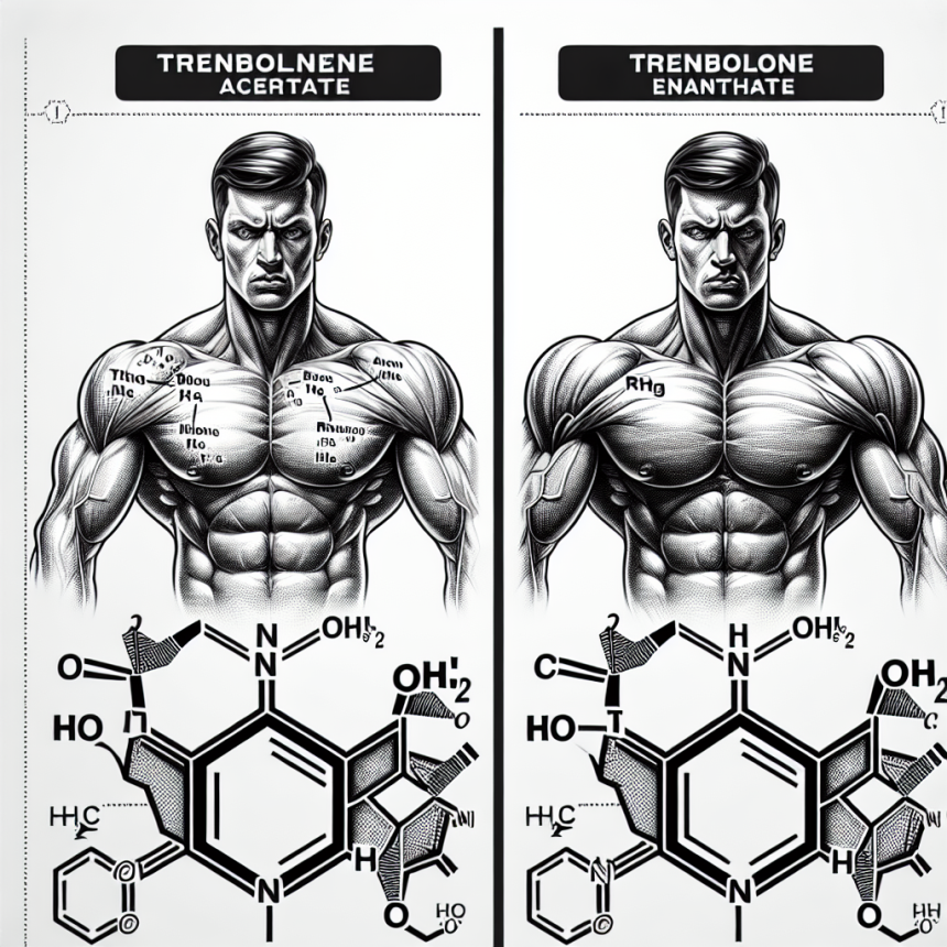 Trenbolone Acétate vs trenbolone énanthate : différences