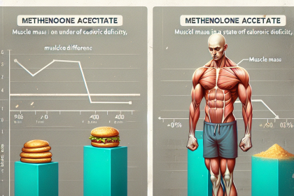 Effet de l'acétate de méthénolone sur la masse musculaire en cas de déficit calorique
