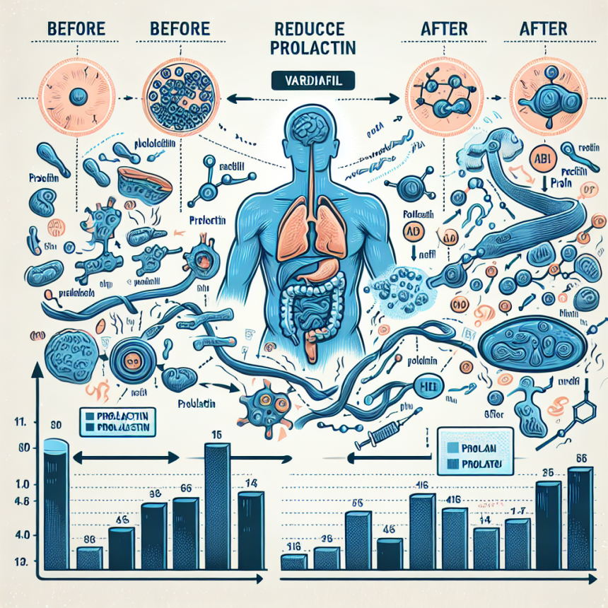 Le Vardenafil réduit-il les niveaux de prolactine