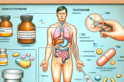 Lévo-thyroxine sodique en cas de troubles mixtes du TSH et du T4