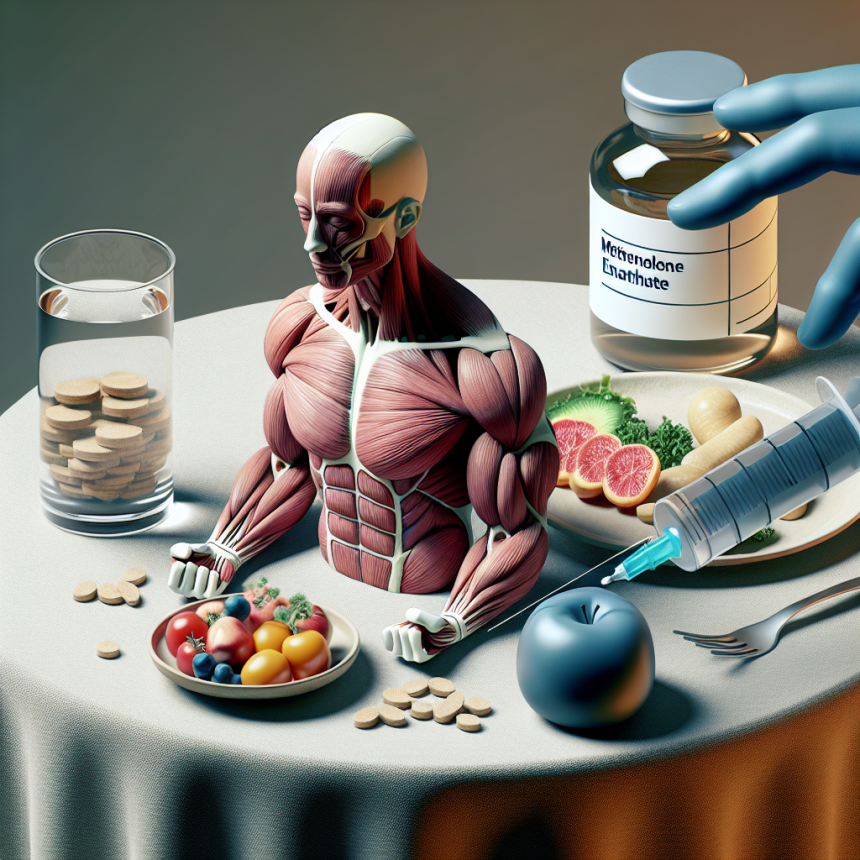 Utilisation d'Énanthate de méthénolone injectable dans le cadre d'un régime hypocalorique