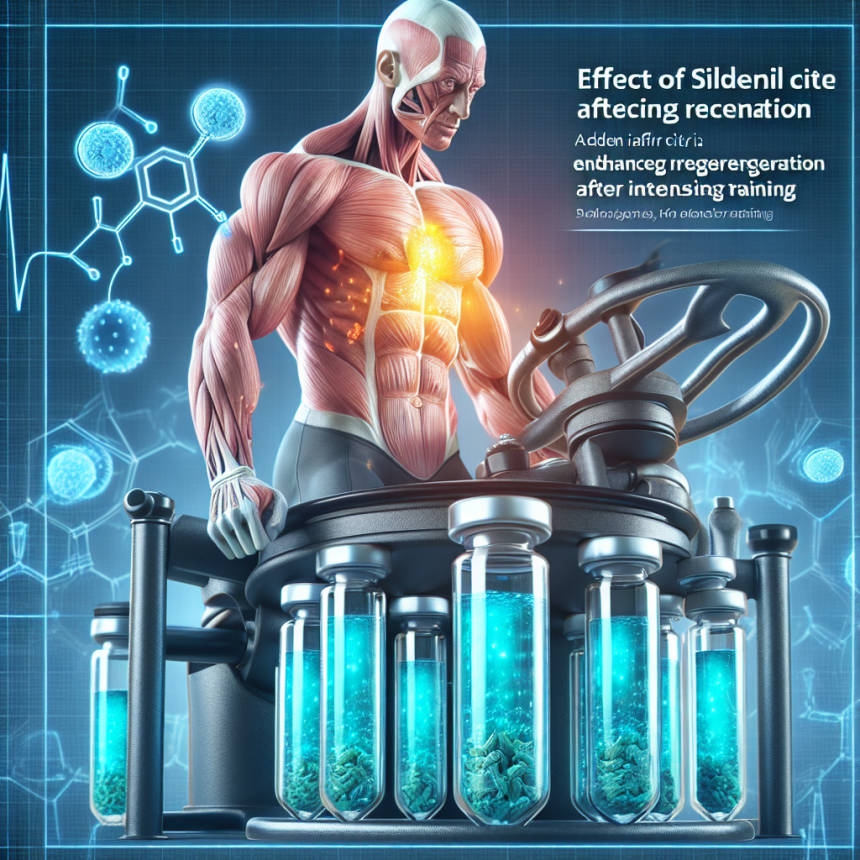 Effet du citrate de sildénafil sur l'amélioration de la régénération après un entraînement intense