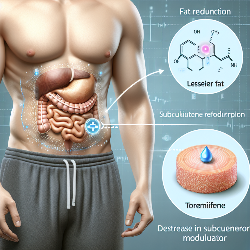 Réduction de la graisse sous-cutanée après récupération avec le torémifène