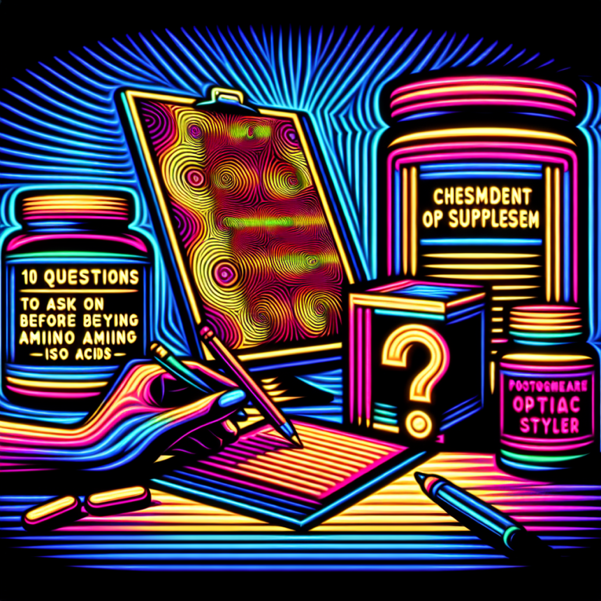 Les 10 questions à se poser avant d’acheter des acides aminés