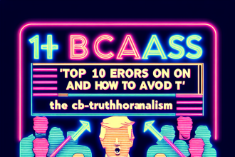 Top 10 erreurs sur les BCAA (et comment les éviter)